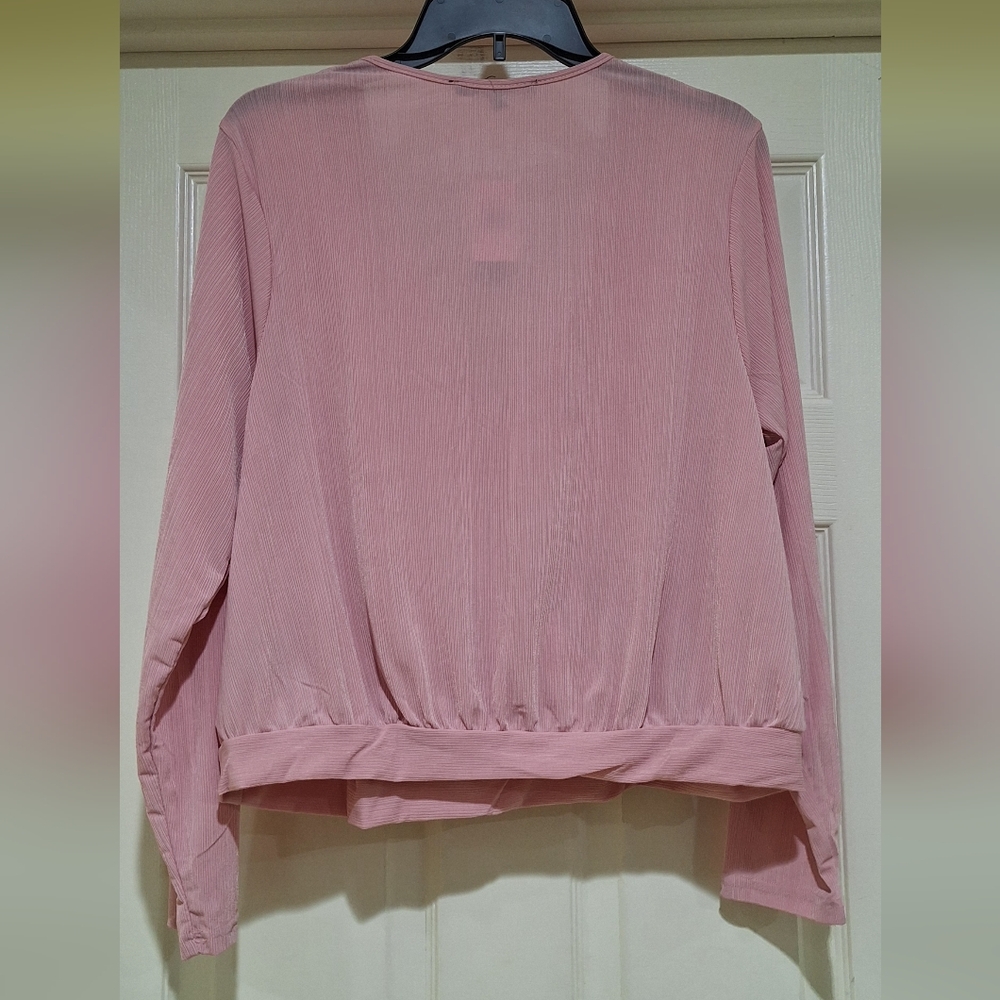 🎉HP🎉NWT - Miss Lili Mauve Rose Semi-Wrap Sz. Lg NOT 1x - Picture 4 of 7